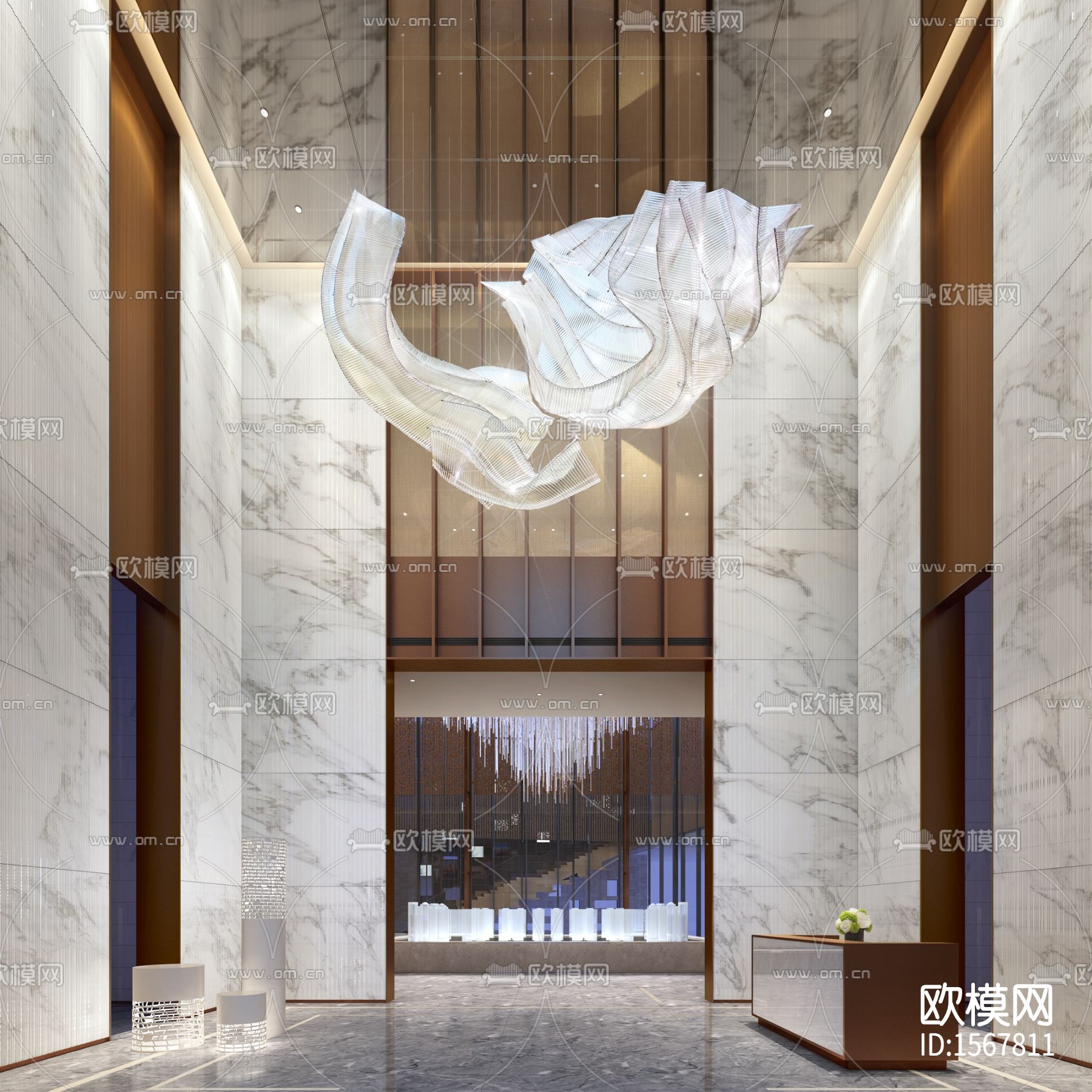 华润万象世界展厅cad施工图下载（渲染图5）