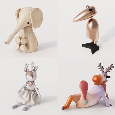  现代公仔su模型 