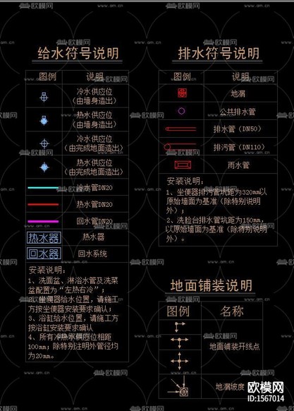 制图规范cad图库下载(渲染图8)