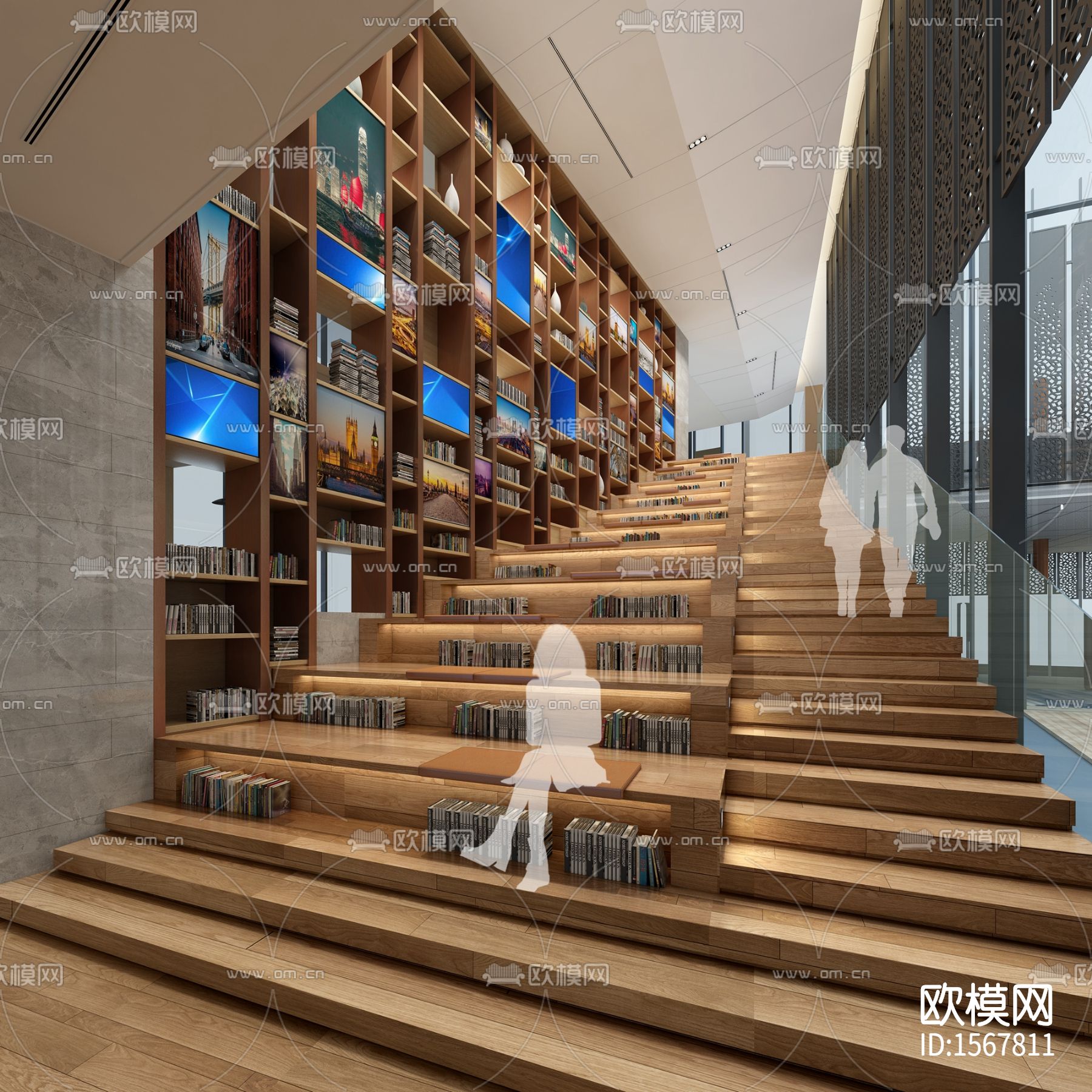 华润万象世界展厅cad施工图下载（渲染图6）