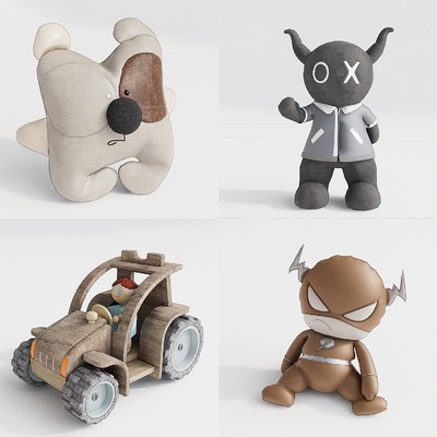  现代公仔su模型 