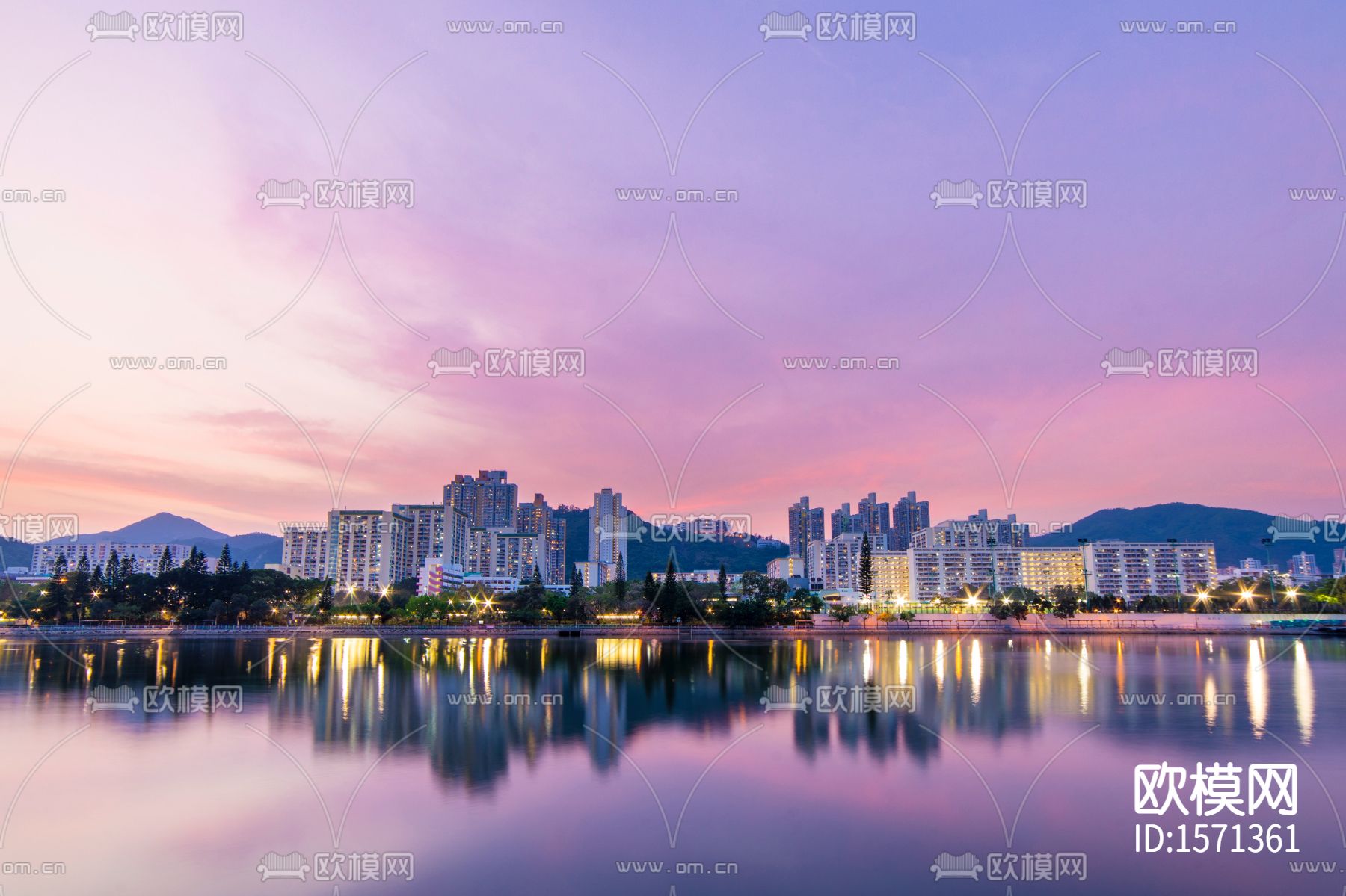 高清城市夜景贴图下载