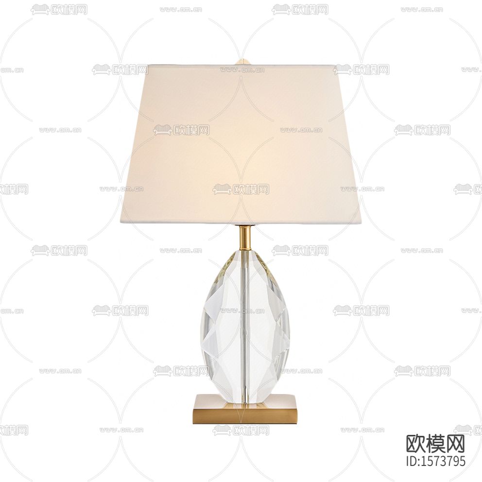 现代简约心形水晶台灯下载