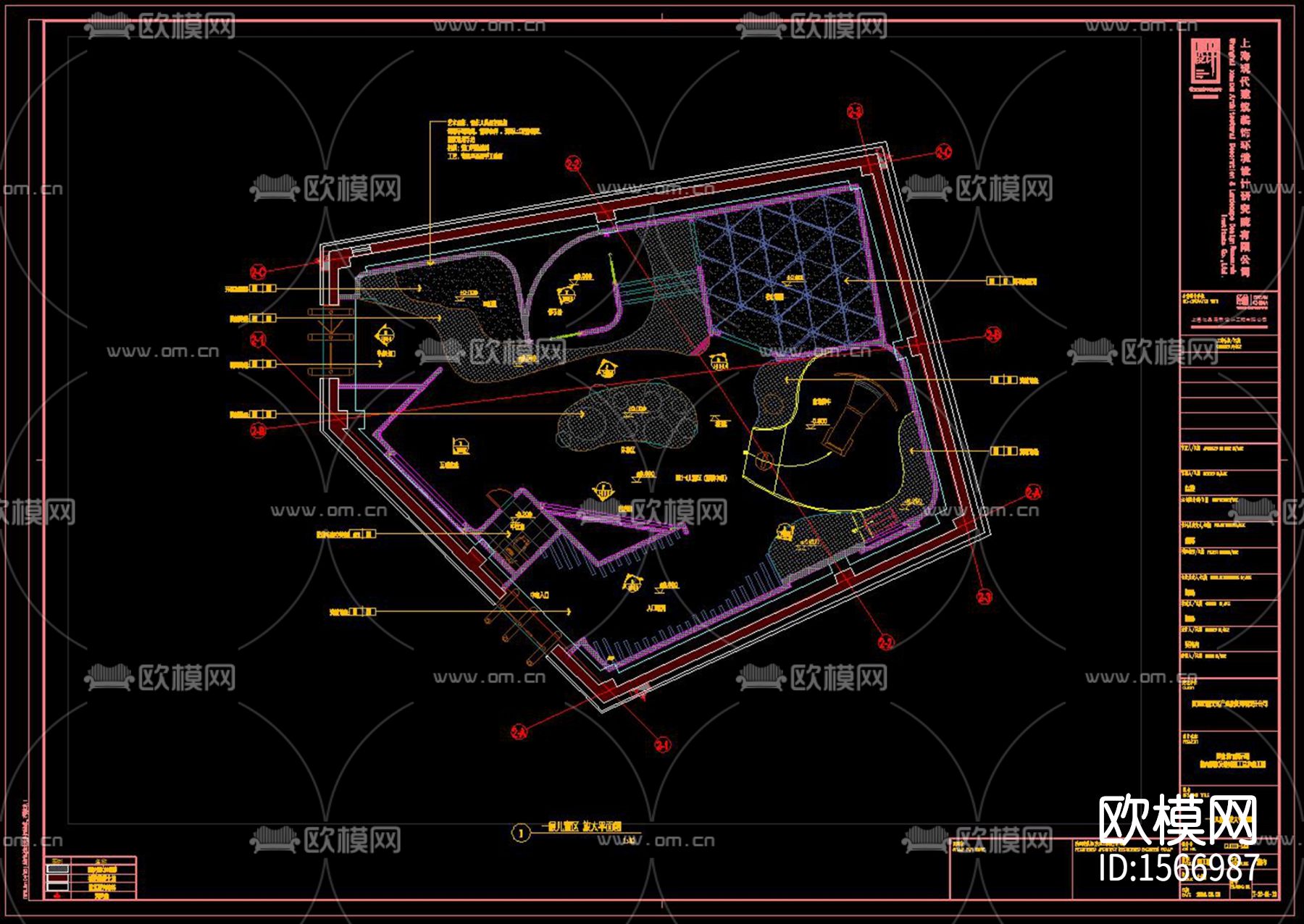 黄山市城市展厅cad施工图下载（渲染图10）