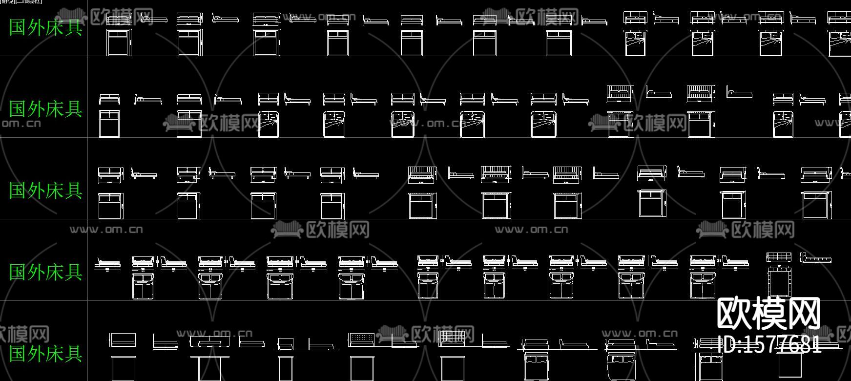 家具cad图库下载（渲染图7）