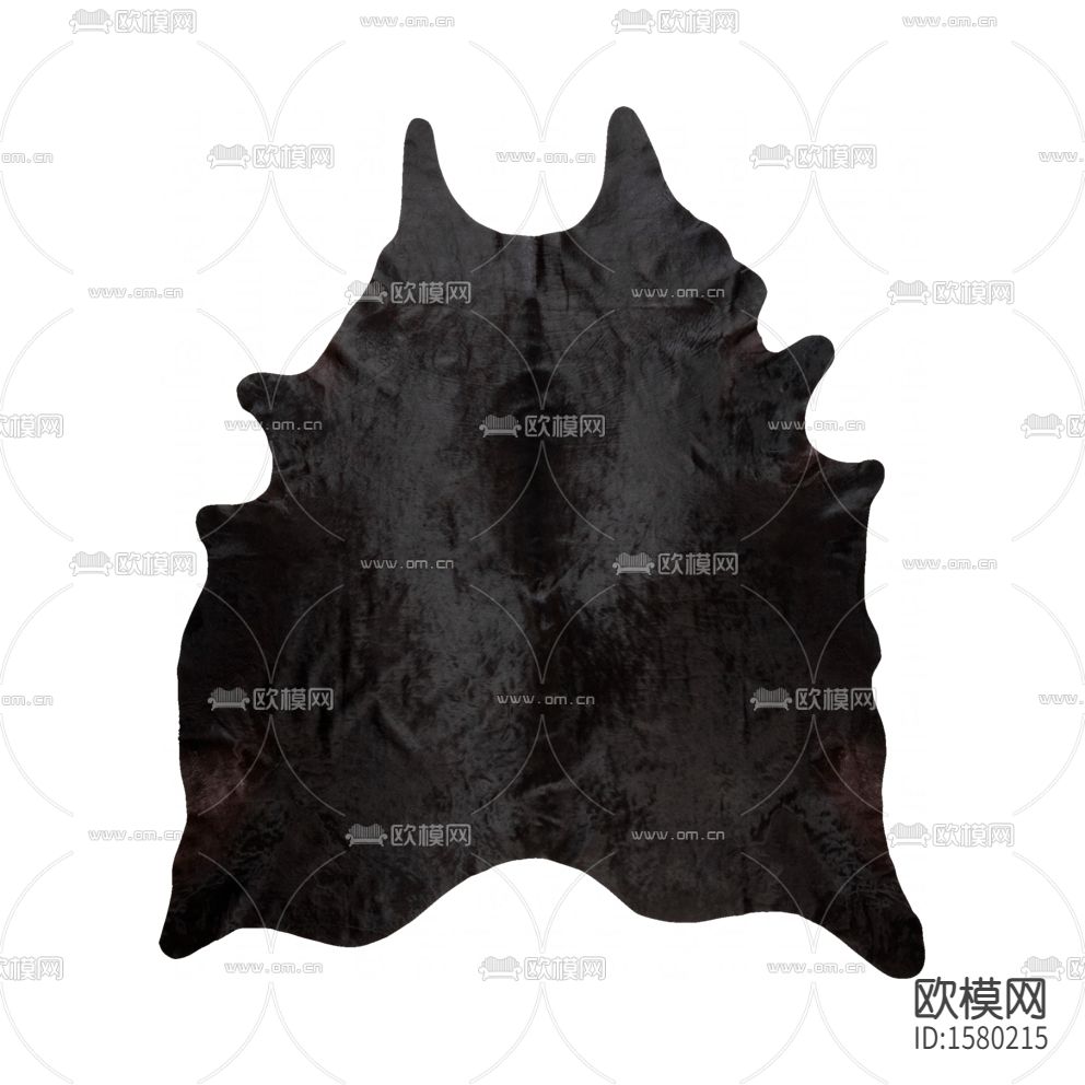 美式复古做旧牛皮地毯下载