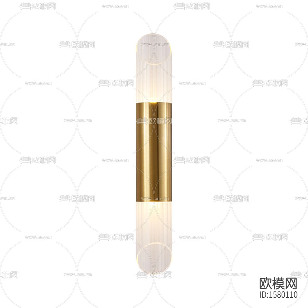 现代轻奢不锈钢玻璃壁灯