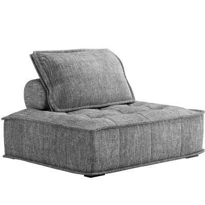  现代布艺懒人沙发su模型 