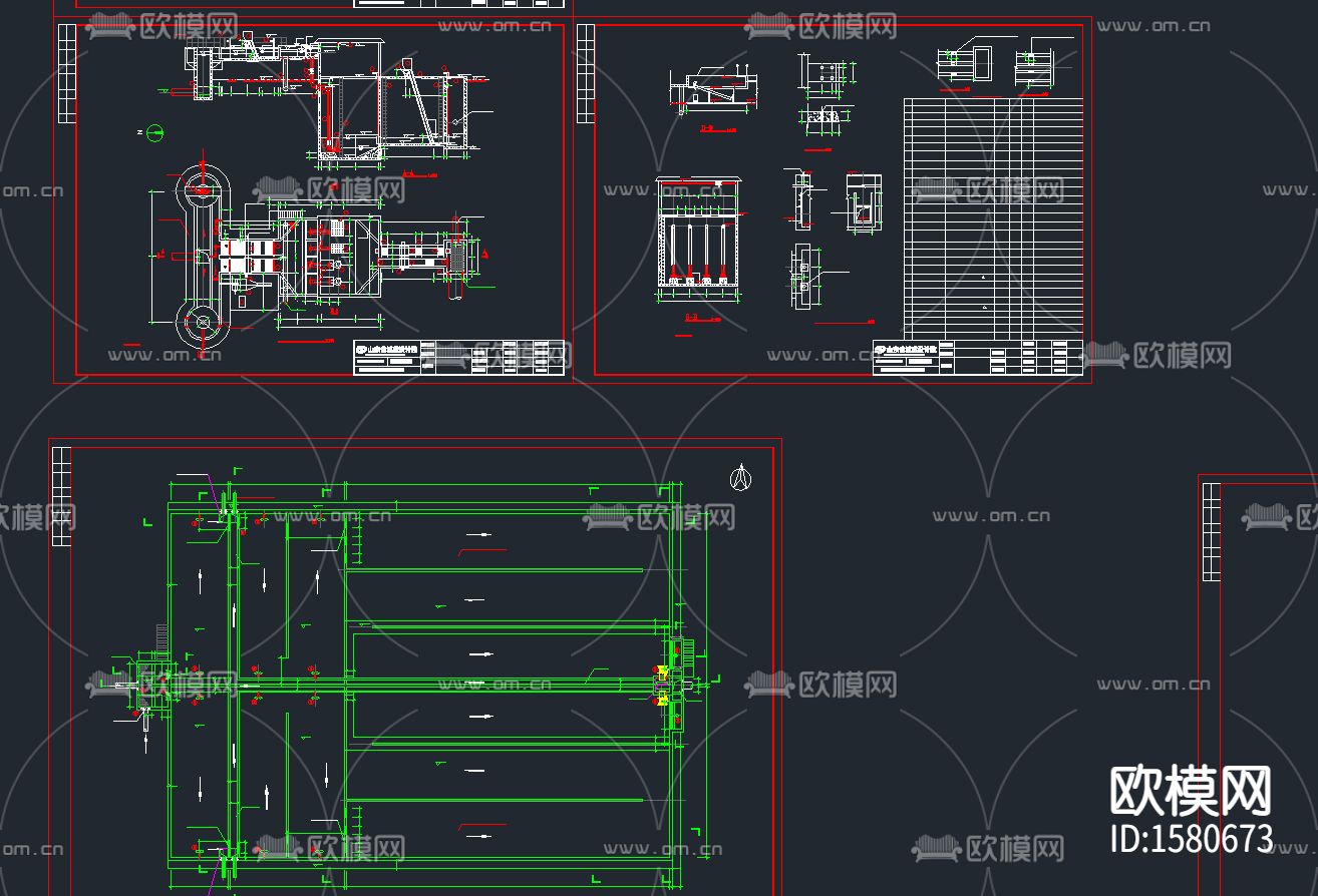 污水处理节点大样下载（渲染图4）