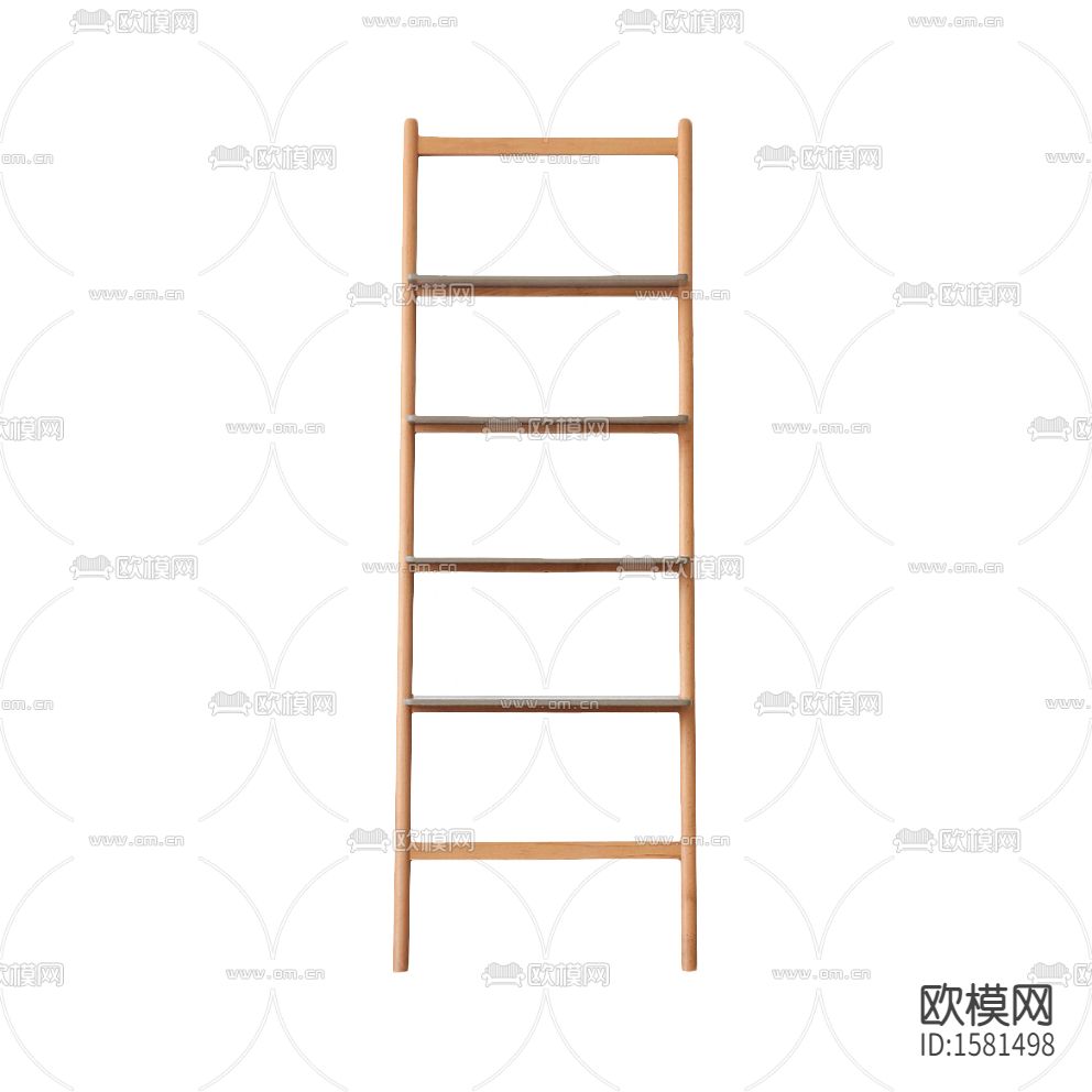 北欧简约实木书架下载