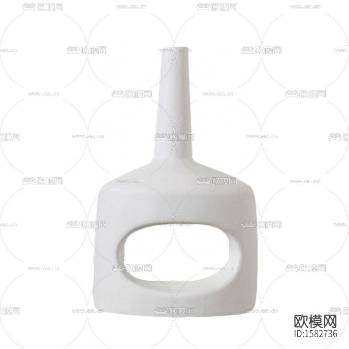 北欧简约创意白瓷花瓶下载