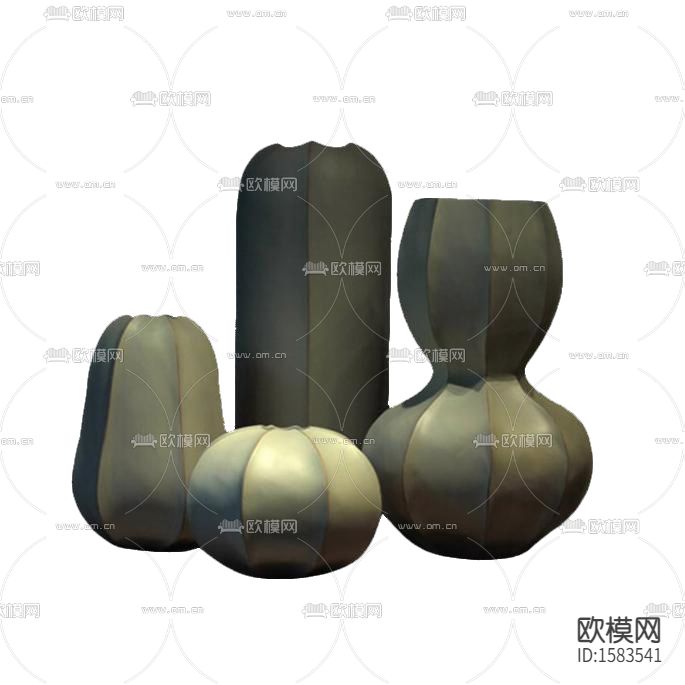 现代简约芒果木冬瓜器皿下载