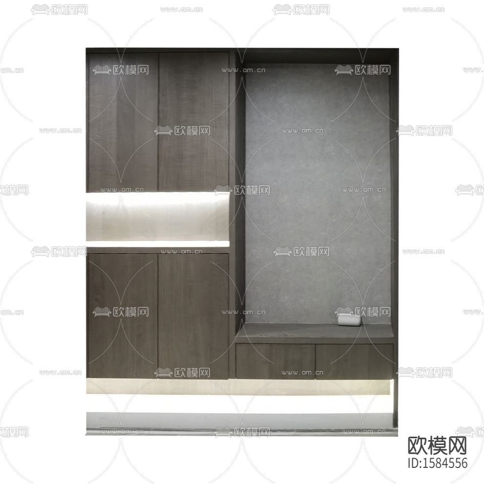 现代轻奢实木鞋柜下载