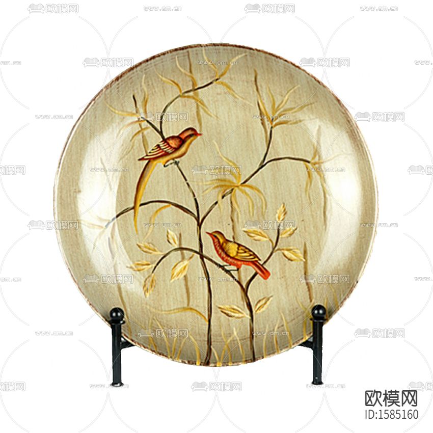 简欧金乌盆装饰摆件