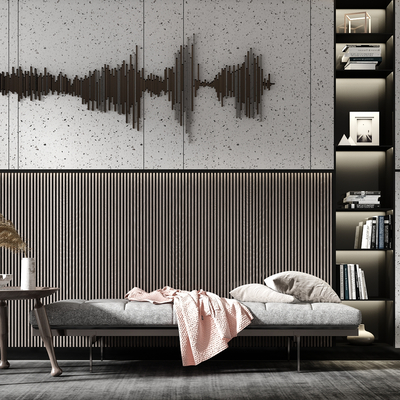  现代轻奢沙发凳su模型 