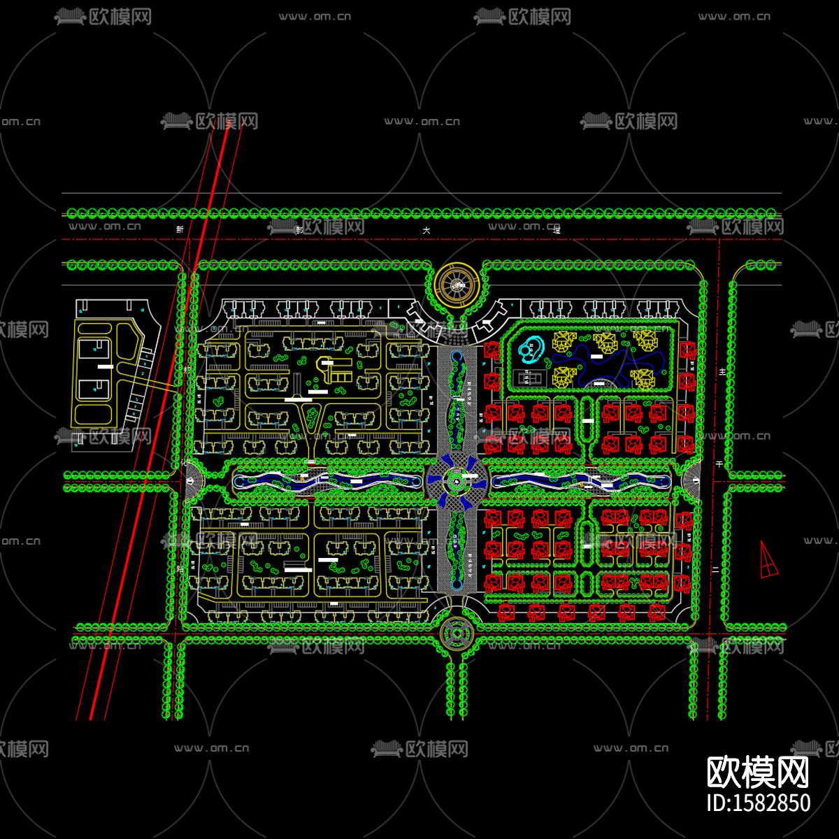 建筑规划cad施工图