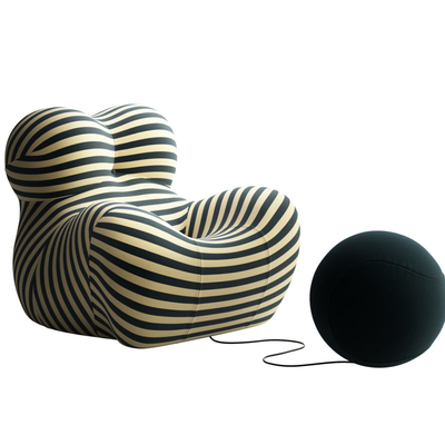  现代布艺懒人沙发su模型 