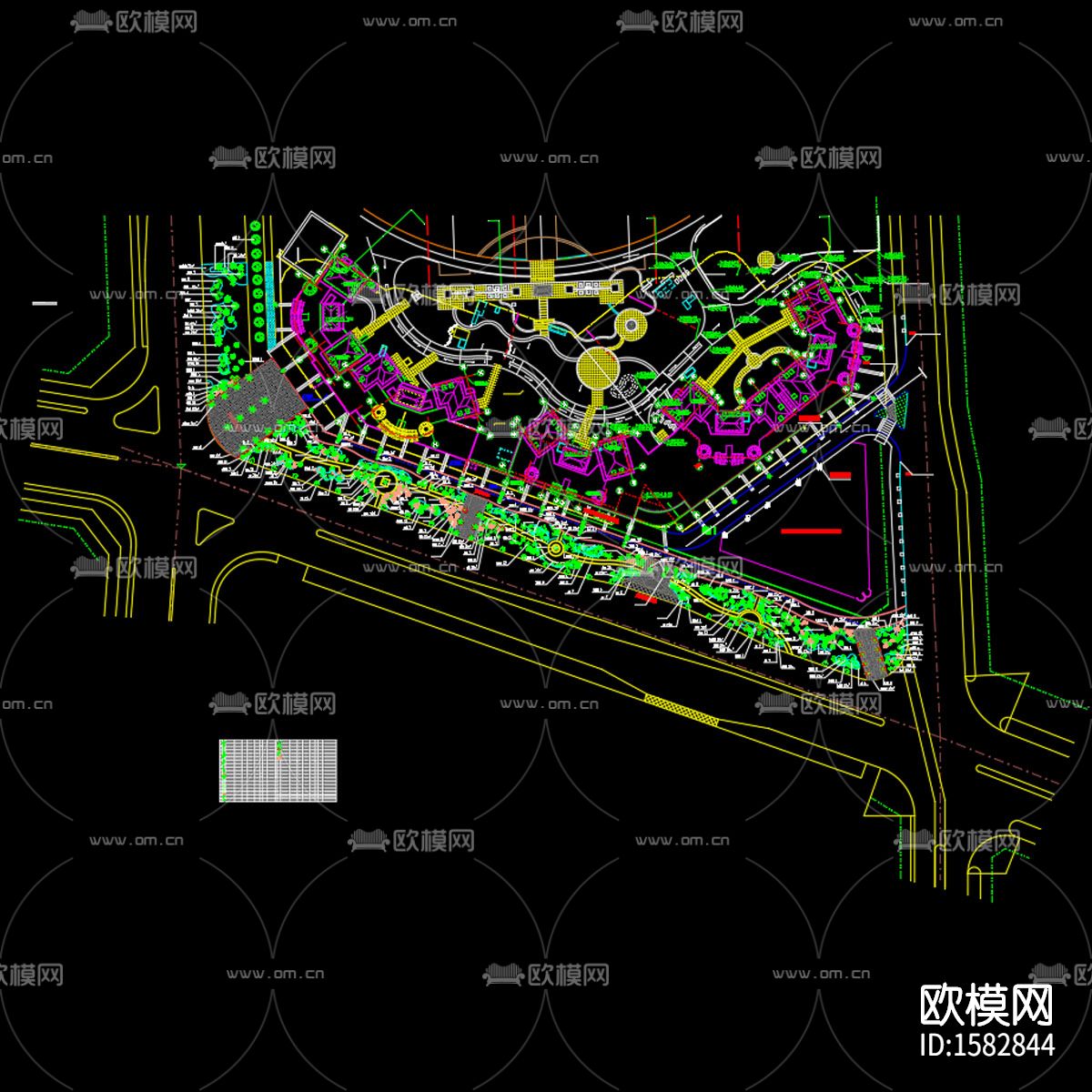 建筑绿化平面图