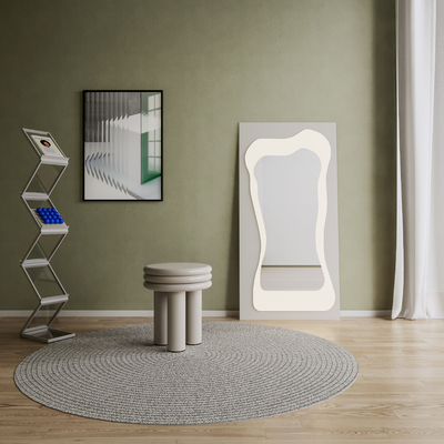  北欧穿衣镜su模型 