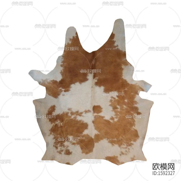 美式輕奢仿牛皮地毯下載