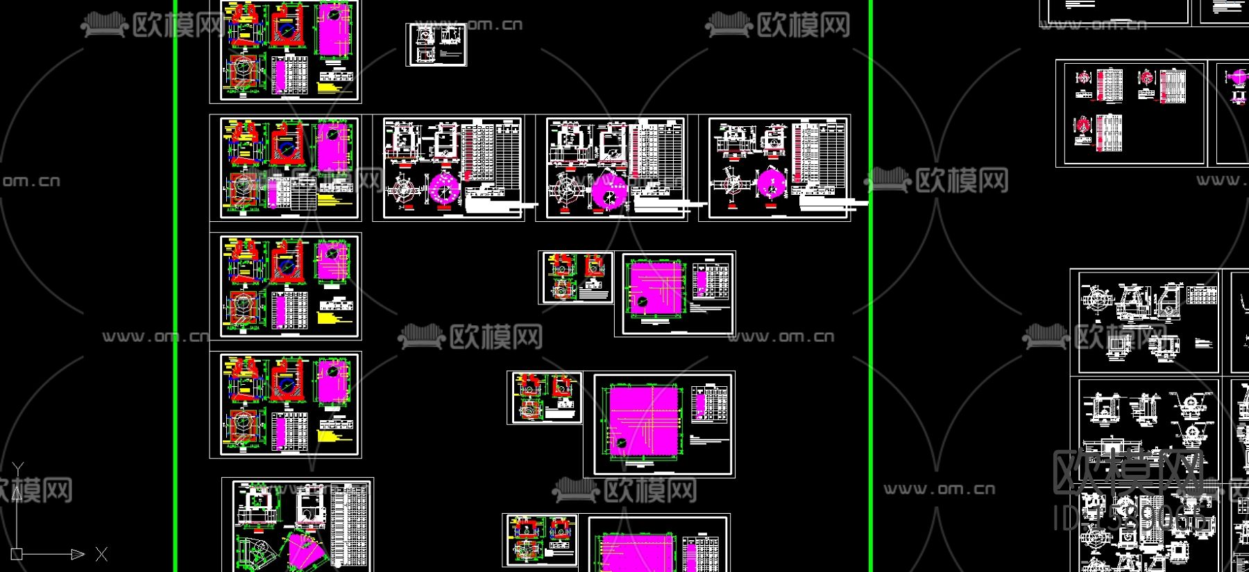雨水污水检查井节点大样下载（渲染图1）