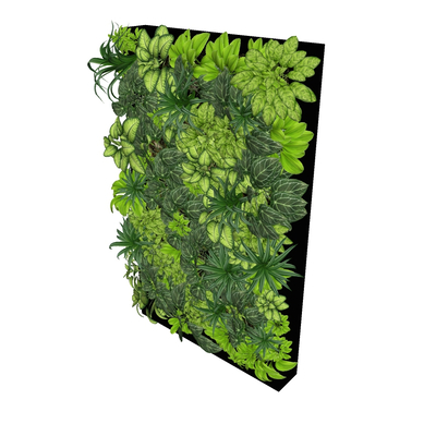  现代绿植墙su模型 