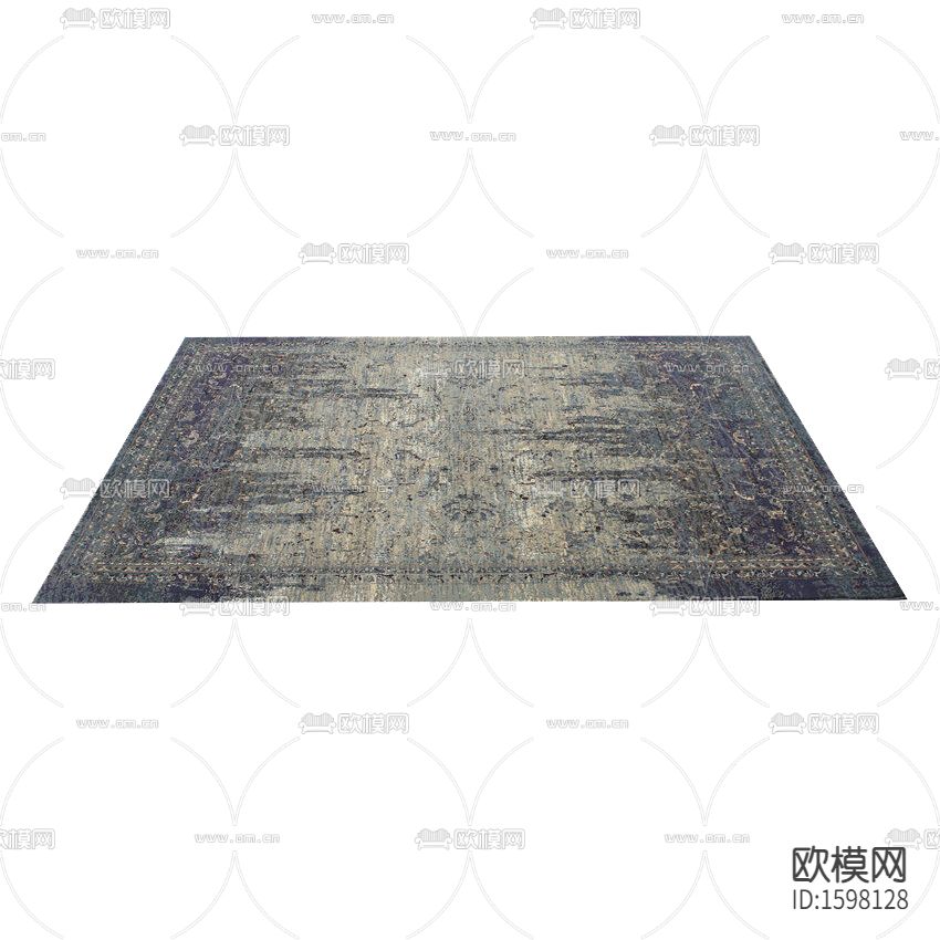 欧式古典印花布艺地毯下载