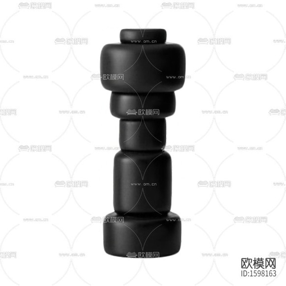 現(xiàn)代創(chuàng)意黑色實(shí)木胡椒磨擺件下載