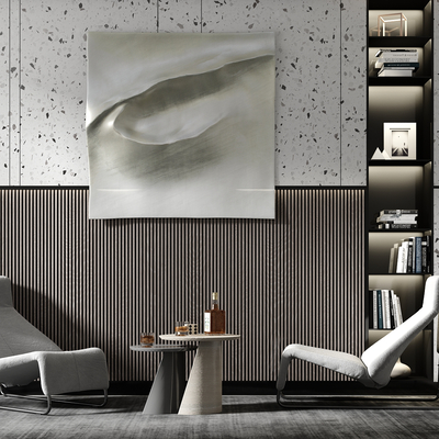  现代轻奢躺椅su模型 