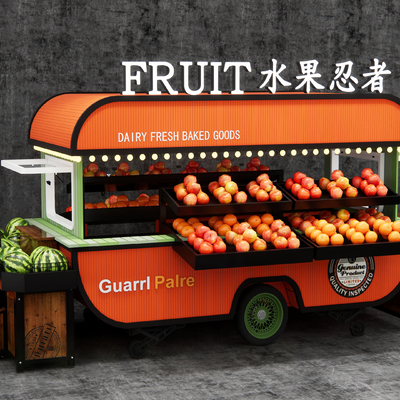  现代售货车su模型 