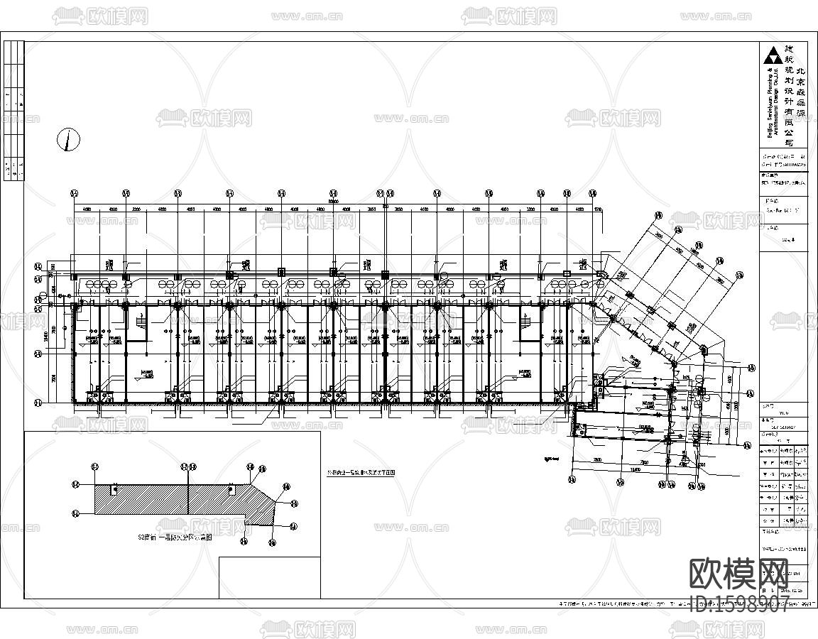 住宅小区给排水cad施工图下载（渲染图4）