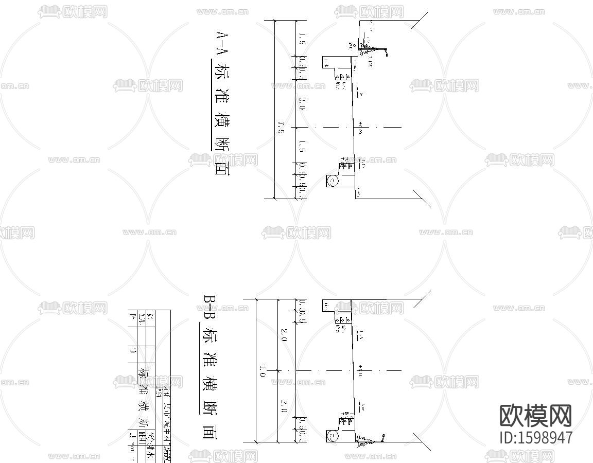城中村改造综合管沟大样下载（渲染图2）