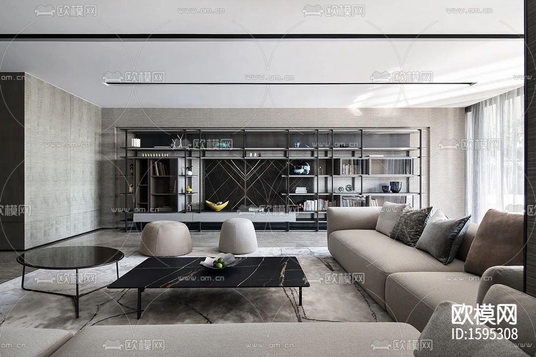 香港郑树芬设计事务所cad施工图下载（渲染图5）