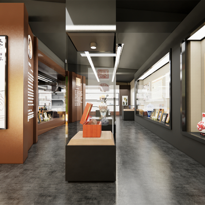  现代博物馆su模型 