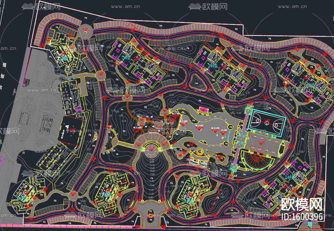 金海湾小区园林景观下载