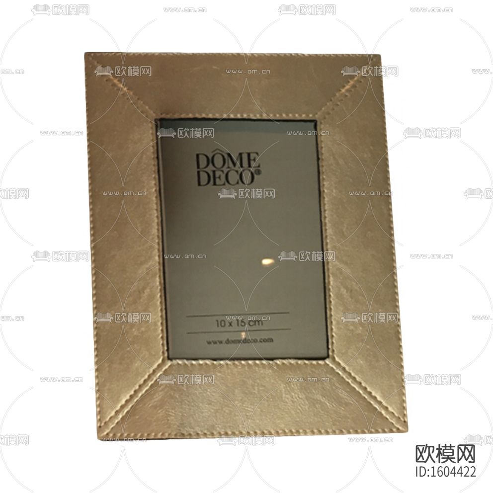 现代轻奢皮革金属相框