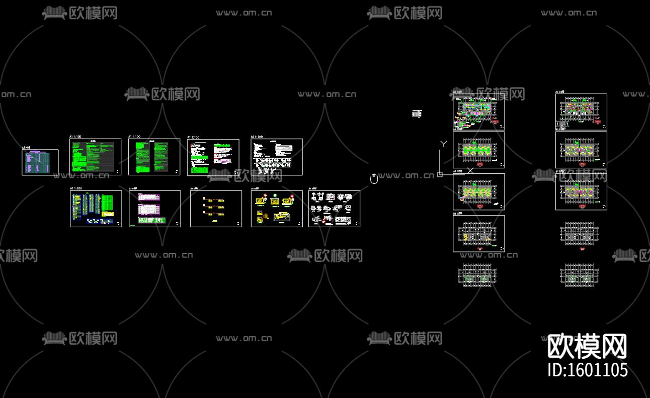 双子楼会所施工图CAD图纸下载（渲染图4）