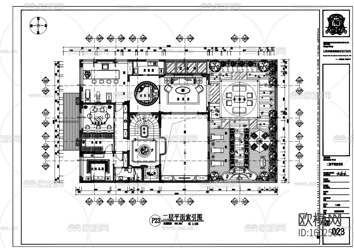 别墅cad施工图下载（渲染图8）