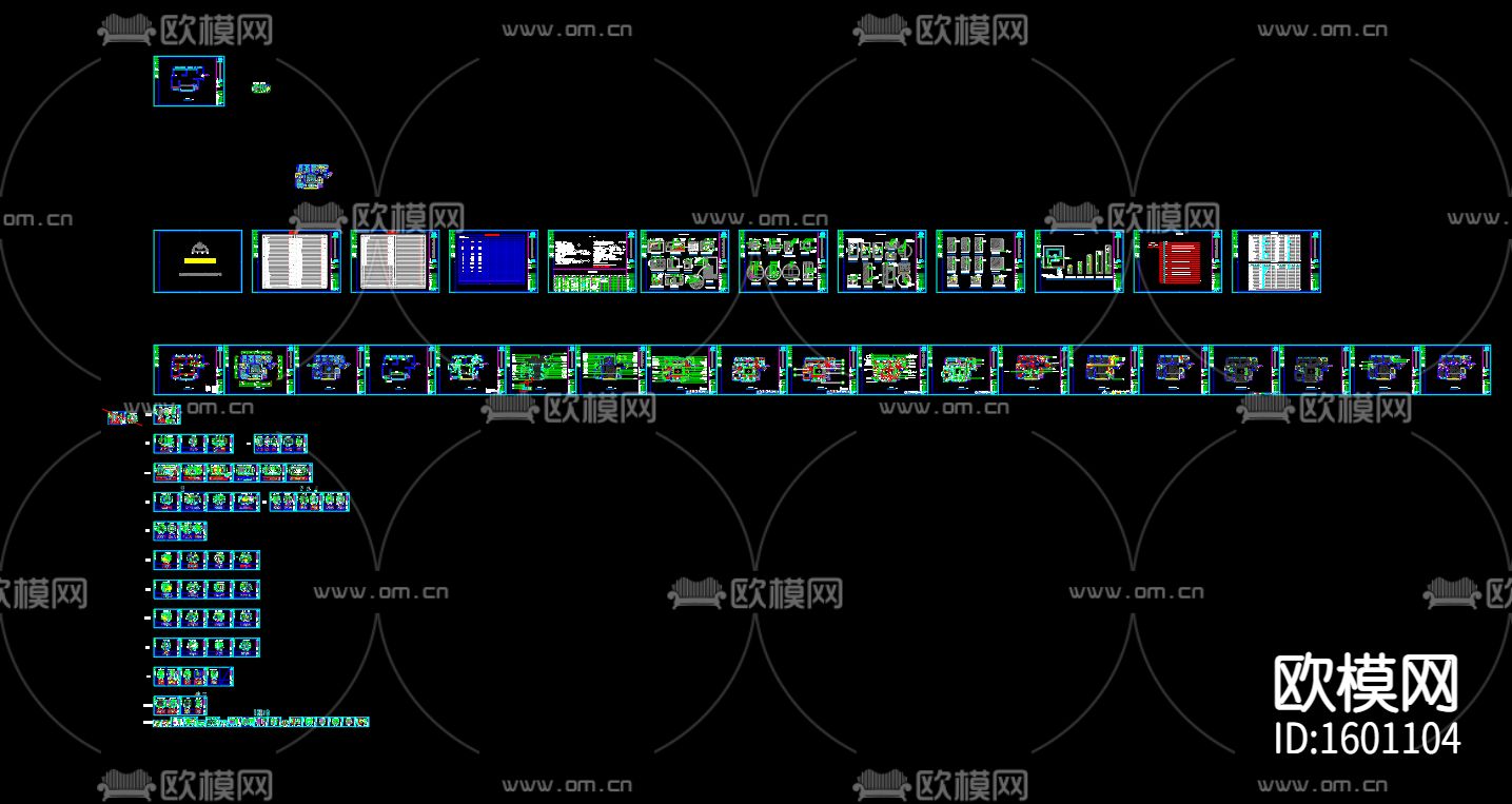 汕头御海天宸11栋住宅装修cad施工图下载（渲染图3）