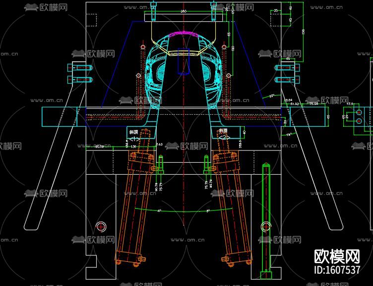 头盔cad图纸下载（渲染图6）