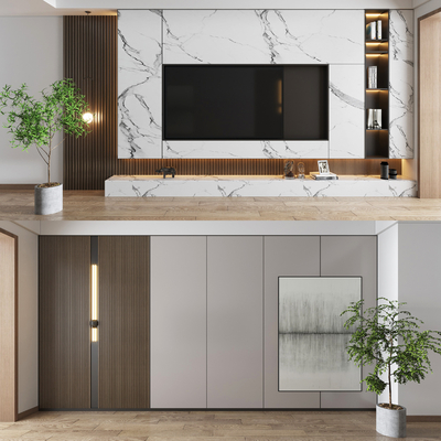 3d电视背景墙模型免费下载-3dmax模型免费下载-欧模网