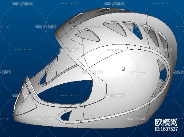 头盔cad图纸下载（渲染图7）