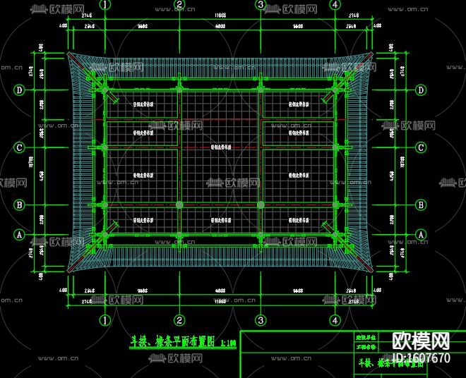 古建设计cad施工图