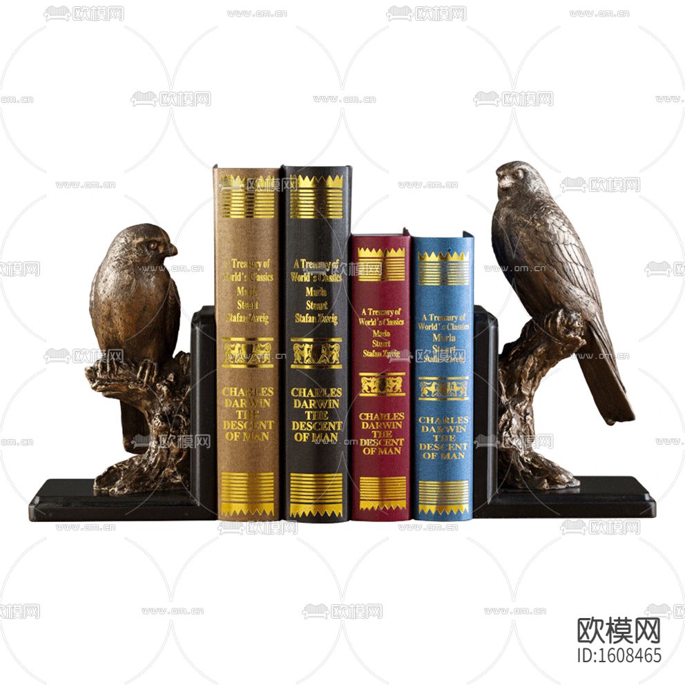 欧式复古实木小鸟雕刻书档下载