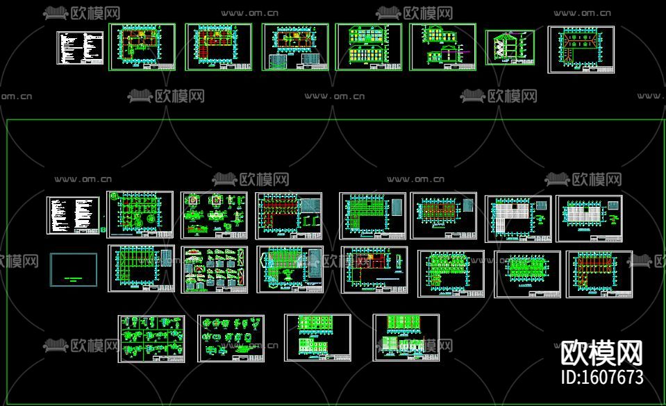 钢构办公楼建筑结构图下载（渲染图7）