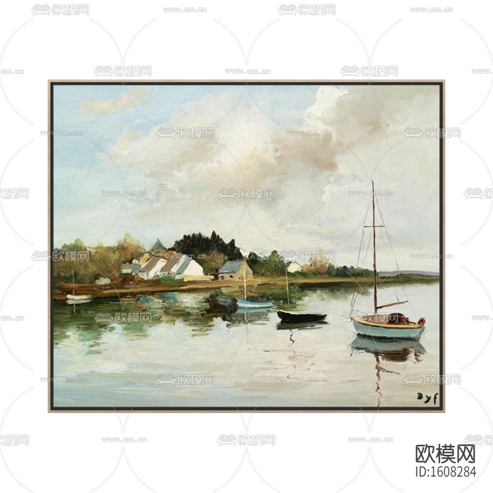 欧式古典乡村风格油画