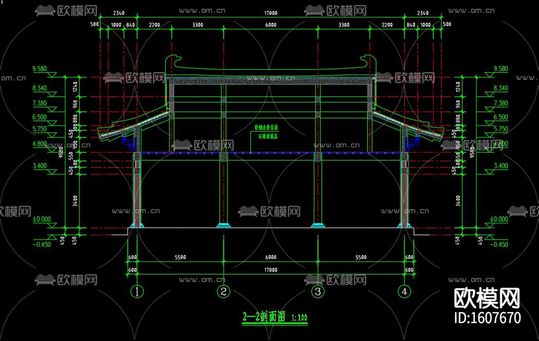 古建设计cad施工图