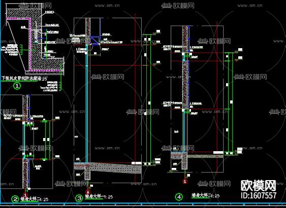烘干厂建筑cad施工图下载（渲染图9）