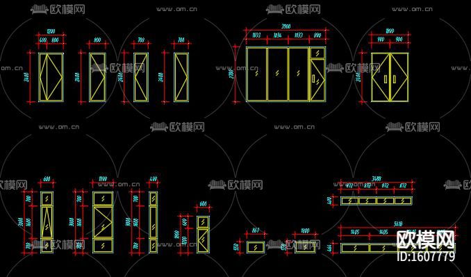 薄壁C型轻钢别墅建筑设计cad施工图下载（渲染图2）