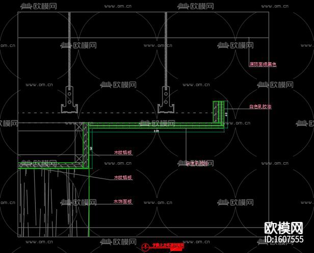 齿轮餐厅cad施工图下载（渲染图6）